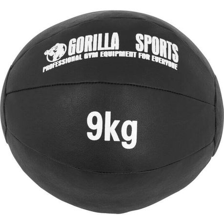 GORILLA SPORTS SA - Leather Style Medicine Ball 9KG Buy Online in Zimbabwe thedailysale.shop