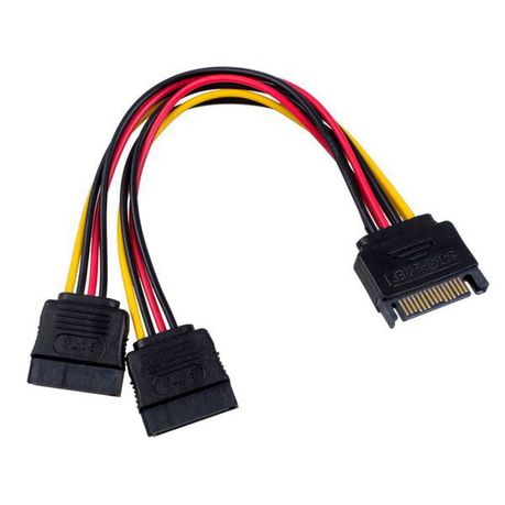 TRT SATA Power Splitter Y Cable Adapter-1 Male to 2 Female Buy Online in Zimbabwe thedailysale.shop