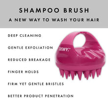 Load image into Gallery viewer, Dewy - Shampoo Brush / Hair Scalp Massager / Shower Brush (Magenta)
