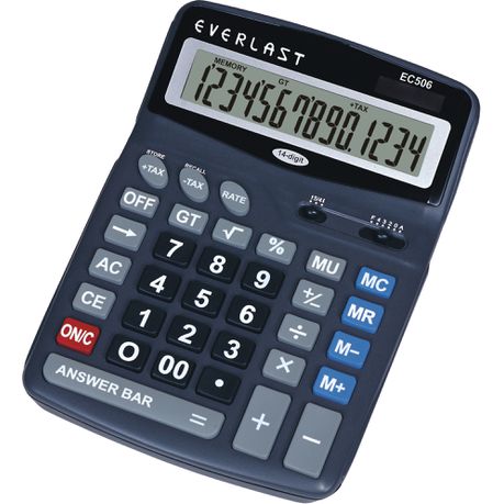 Everlast Desktop Calculator EC506 Buy Online in Zimbabwe thedailysale.shop