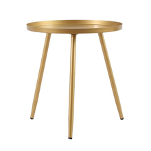 Load image into Gallery viewer, Gold Contemporary Style Coffee Table Side Table
