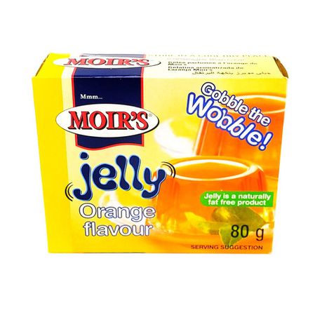 Moir's Jelly - Orange Flavour 6 x 80g