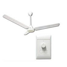 Load image into Gallery viewer, 1400mm Aluminium Blade Ceiling Fan - White
