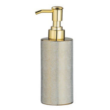 Load image into Gallery viewer, Wenko – Soap Dispenser – Nuria Range – Gold/White - Ceramic
