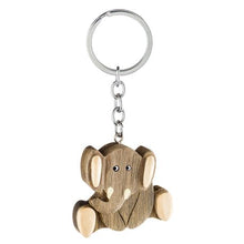 Load image into Gallery viewer, Africa&#39;s Legends - Large Keyring With Elephant Theme - Baobab Range
