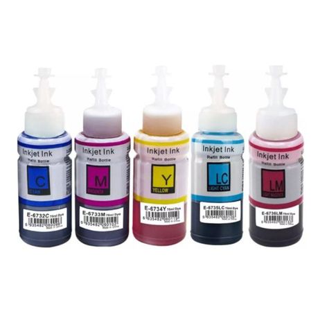 Epson T6732 / 673 (C/M/Y/LC/LM) Colour Multipack Ink Bottles - Compatible Buy Online in Zimbabwe thedailysale.shop