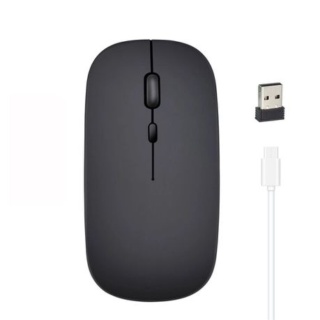 HXSJ M80 2.4G Wireless Mouse 1600DPI Black