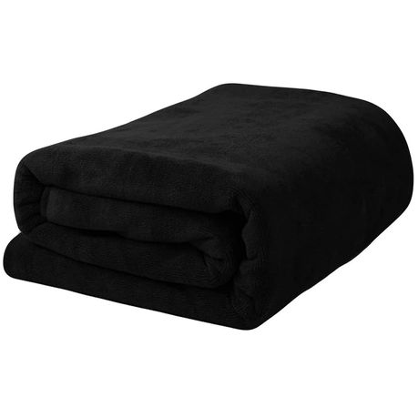 Terry Collection Cosy: Microfibre Towel: Large Bath Beach Gym Baby: Black Buy Online in Zimbabwe thedailysale.shop