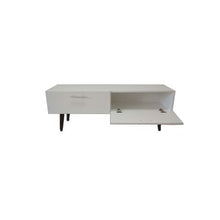 Load image into Gallery viewer, White Minimal and Stylish TV Stand With 2 Doors
