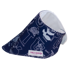 Load image into Gallery viewer, Bandana Bib Alphabet - Blue
