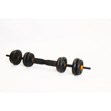 Load image into Gallery viewer, Fine Health - 6 in 1 Adjustable Dumbbell, Kettlebell &amp; Barbell Set - 10kg
