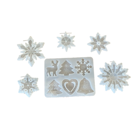 Christmas Ornaments - Silicon Mold - Epoxy Resin Buy Online in Zimbabwe thedailysale.shop