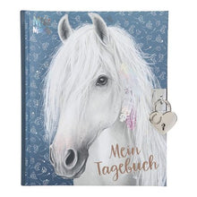 Load image into Gallery viewer, Top Model Diary Horse Blue with lock
