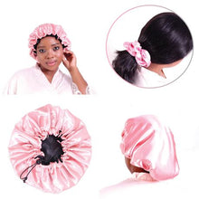 Load image into Gallery viewer, Satin Bonnet Sleeping Cap For Hair
