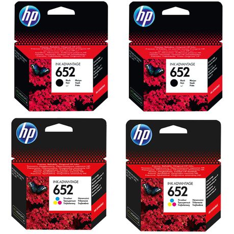 HP 652 Black and Tri-Colour Ink  Combo Pack Buy Online in Zimbabwe thedailysale.shop