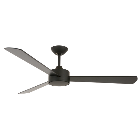 Zebbies Lighting - Francolin - Black 35W DC Motor Ceiling Fan With No Light