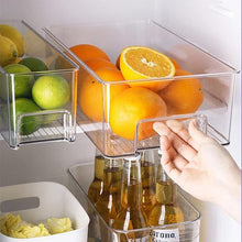 Load image into Gallery viewer, (JD-TY0679) Storage Organising Fridge Bin Clear Acrylic Rectangle Medium
