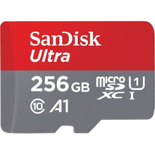 Load image into Gallery viewer, SanDisk 256GB 100MB/s Ultra Micro SDXC UHS-I Card C 10
