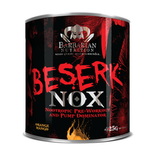 Load image into Gallery viewer, Barbarian Beserk NOX 425g Orange Mango
