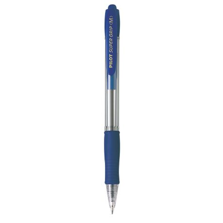 Pilot BPGP-10RM Supergrip Retractable Medium Ballpoint - Blue