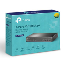 Load image into Gallery viewer, TPLINK 9-Port 10/100MBPS Desktop Switch With 8-PORT POE+
