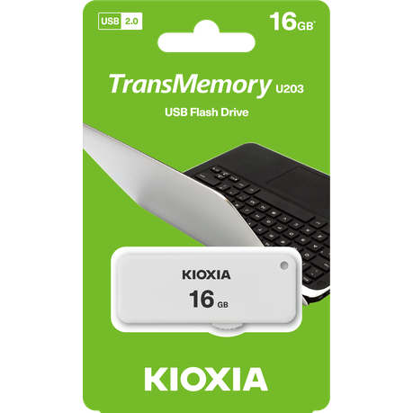 Kioxia , 16gb, 2.0,Slider USB, Works With Windows & Mac Buy Online in Zimbabwe thedailysale.shop