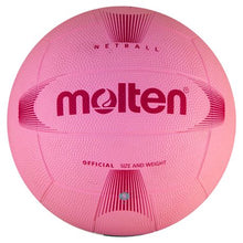 Load image into Gallery viewer, Molten Pink Rubber Netball Size 4
