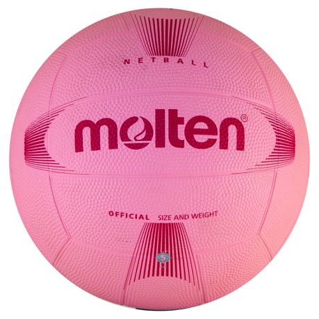 Molten Pink Rubber Netball Size 4