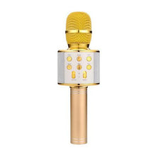 Load image into Gallery viewer, Wireless Portable Bluetooth Karaoke Microphone-Gold
