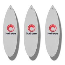 Load image into Gallery viewer, 3 x Northcore Car Air Fresheners - Surfboard Shape
