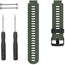 Load image into Gallery viewer, Killerdeals Silicone Strap for Garmin Forerunner (S/M/L) Olive Green &amp; Black
