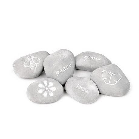 Good Roots Message Stones - 6pc DG0107