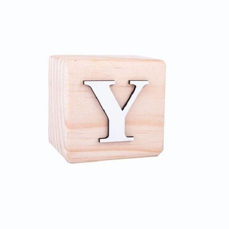 Wooden Alphabet Blocks(Y) Buy Online in Zimbabwe thedailysale.shop