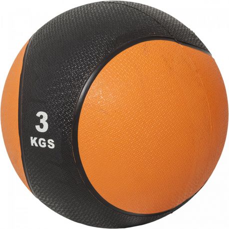 Gorilla Sports Sa - Medicine Ball 3 Kg - Orange/Black Buy Online in Zimbabwe thedailysale.shop