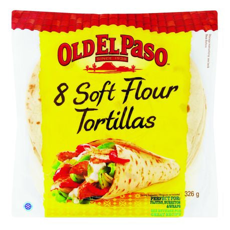 Old El Paso Soft Flour Tortillas 326g