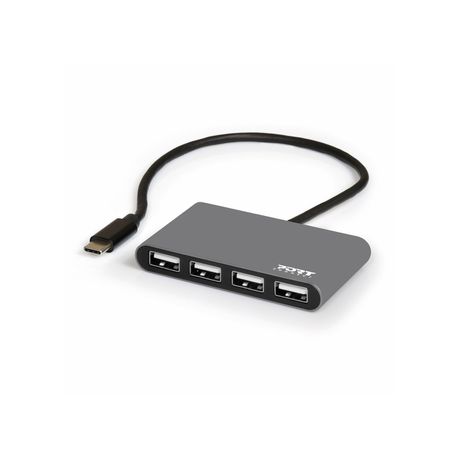 Port USB Hub 4 Ports USB 2.0 Type C