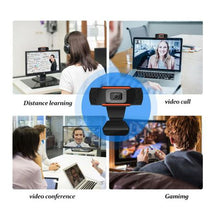 Load image into Gallery viewer, HD Digital USB 2.0 Digital Webcam with Built-In Microphone
