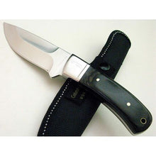 Load image into Gallery viewer, Sanjia K91 Full Tang Fixed Blade Knife with Nylon Sheath with Grey Handle
