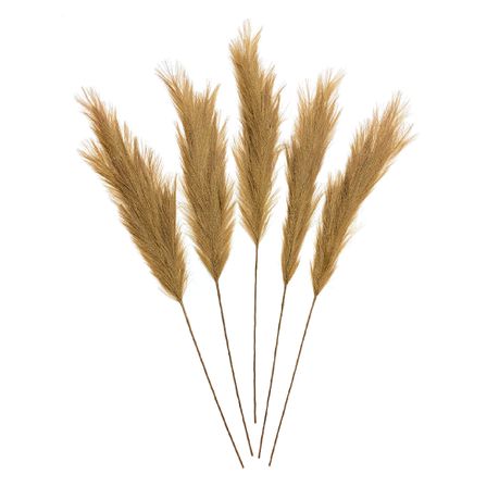 Faux Pampas Grass (Toffee)