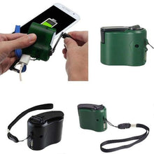 Load image into Gallery viewer, Techme Portable 5.5V USB Emergency Charger Hand Crank Charger
