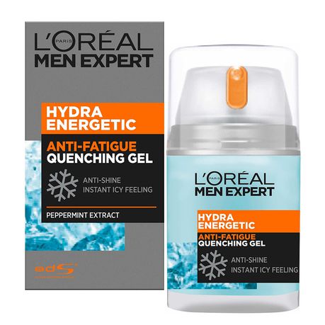 LOreal Men Expert - Hydra Energetic Anti-Fatigue Quenching Gel 50ml Buy Online in Zimbabwe thedailysale.shop