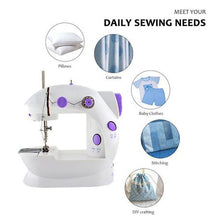 Load image into Gallery viewer, 2-Speed Double Portable Sewing Machine
