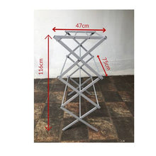 Load image into Gallery viewer, Deluxe Aluminium Foldable Clothes Horse Drying Rack
