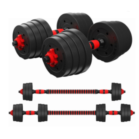 40kg Plastic Cement Indoor Fitness Weight Lifting Adjustable Dumbbells Buy Online in Zimbabwe thedailysale.shop