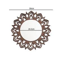 Load image into Gallery viewer, db Creative - Sunburst Mirror (Walnut wall mirror)
