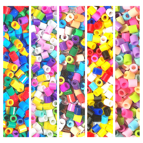 JKA - Iron On Bead Craft Toy - Colourful 4000 Beads Variety Mix Pack