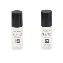 Load image into Gallery viewer, Kiss Beauty HD Active Makeup Primer Spray Mist Finish - 100ml x 2 Pack
