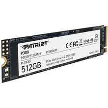 Load image into Gallery viewer, Patriot P300 512GB M.2 PCIe SSD
