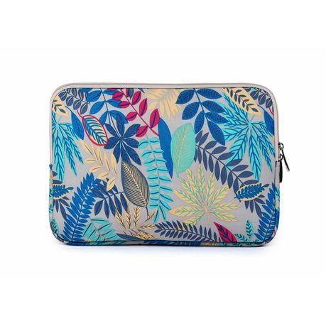 Tuff-Luv LISEN Botanical Forest 15 Canvas Laptop Sleeve Case - Blue Buy Online in Zimbabwe thedailysale.shop