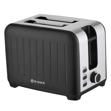 Eiger Alinea Nero Series 2-Slice Stainless Steel Toaster